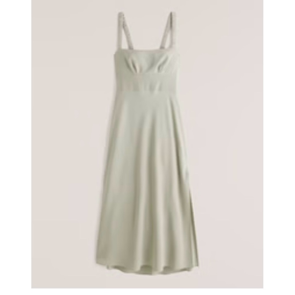 Abercrombie Open Tie Back Slip Dress